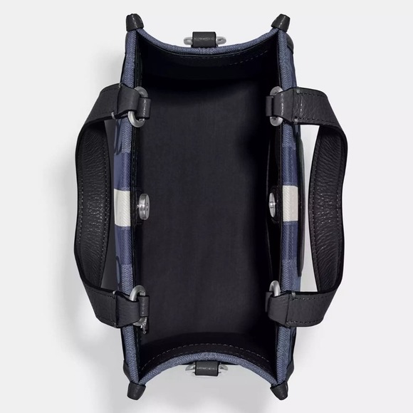 NWT💃Coach Dempsey Tote Bag 22 In Signature Jacquard With Stripe And Coach Patch - Picture 4 of 13